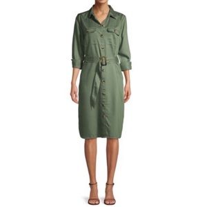Time and Tru women’s Woven Utility Shirt Dress never worn; size medium (8-10)